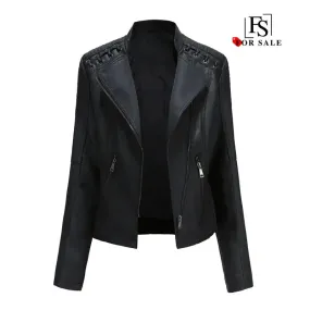 Feminine Leather Jacket