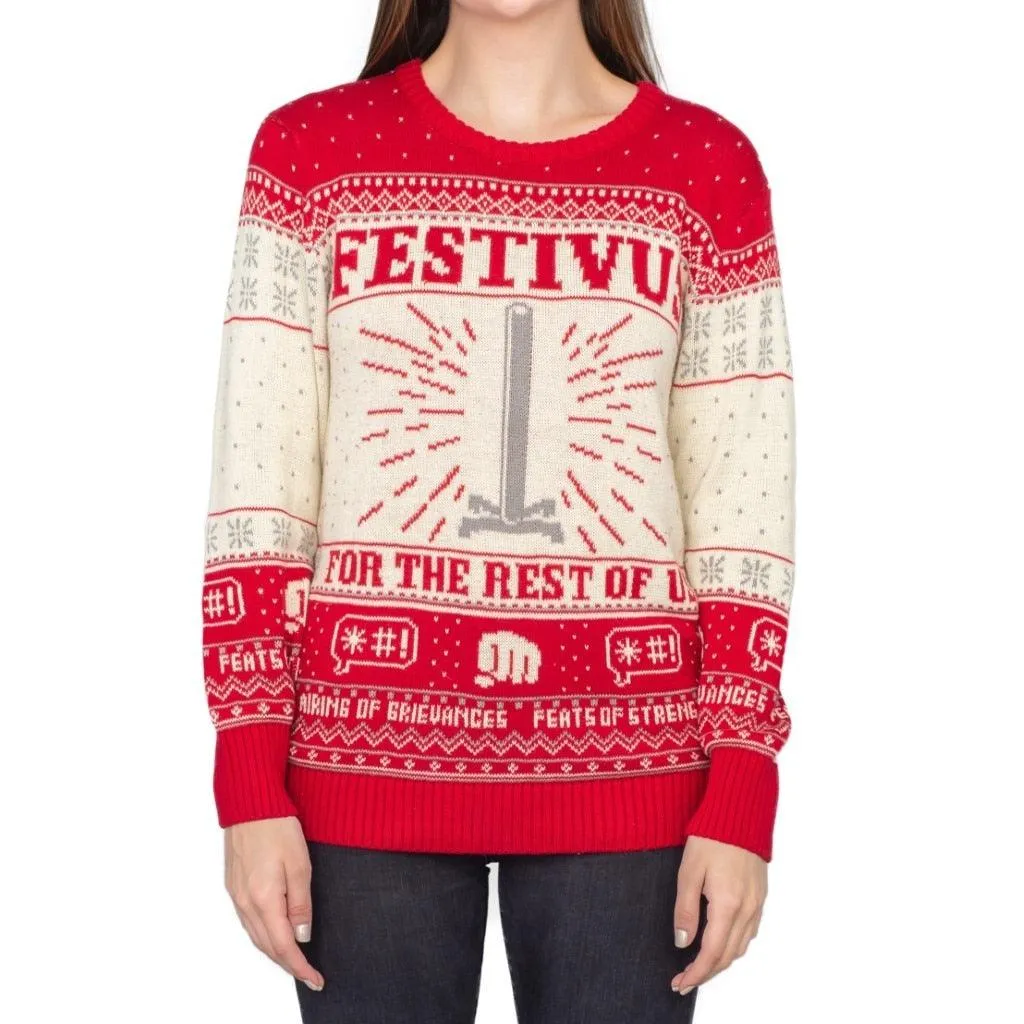 Festivus For The Rest Of Us Pole Ugly Christmas Xmas Sweater