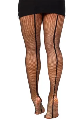 Fishnet Seamed [Black] | TIGHTS