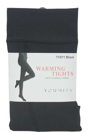 Fleece Lined Black Tights