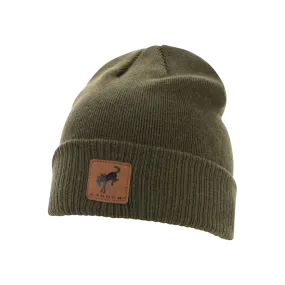 Ford Bronco Leather Patch Merino Wool Knit Hat