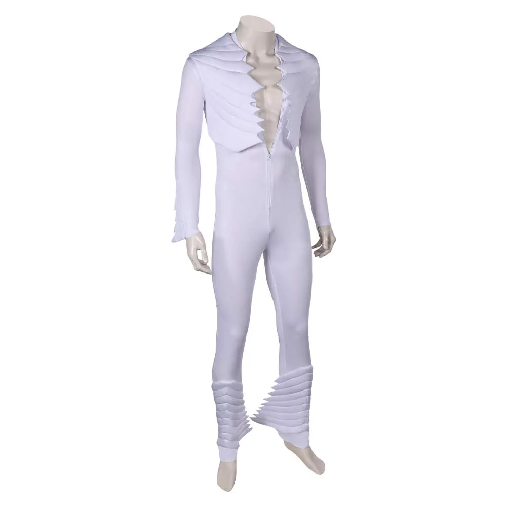 Freddie Mercury White Outfit Party Carnival Halloween Cosplay Costume