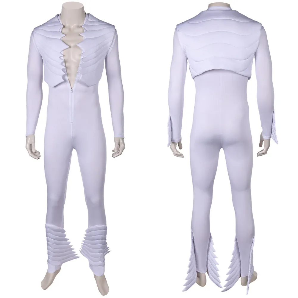 Freddie Mercury White Outfit Party Carnival Halloween Cosplay Costume