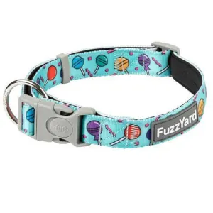 FuzzYard | Hey Suckers! Lollypop Print - Dog Collar