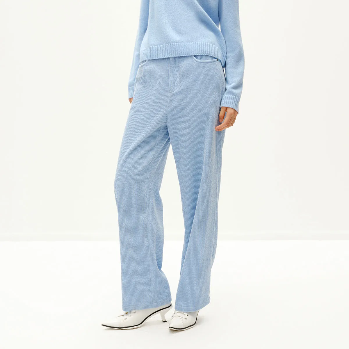 Glacier Blue Corduroy Bottom