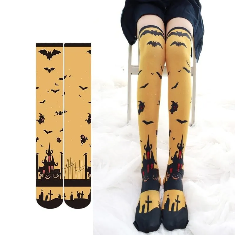 Halloween Lolita Stockings