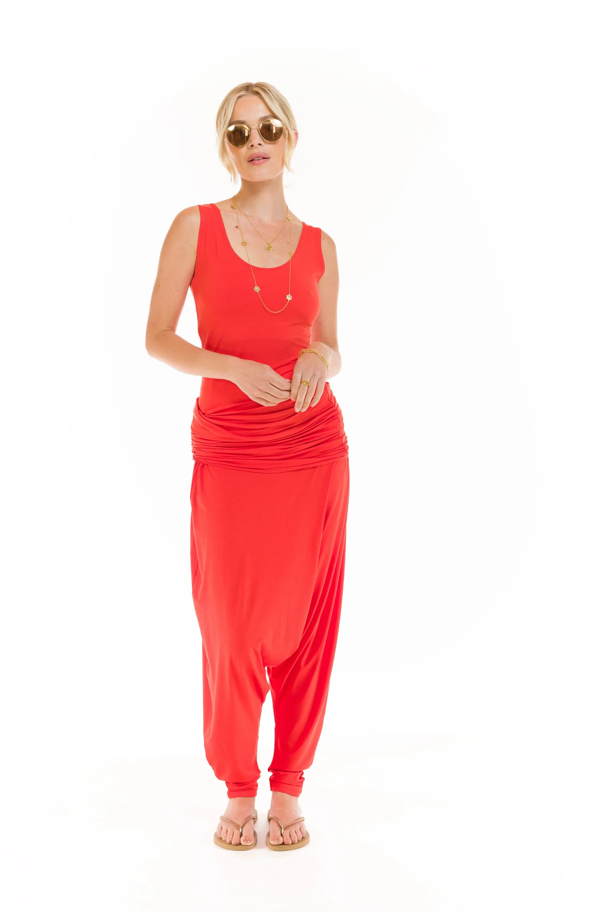 HAREM LOUNGE PANTS SPICY ORANGE