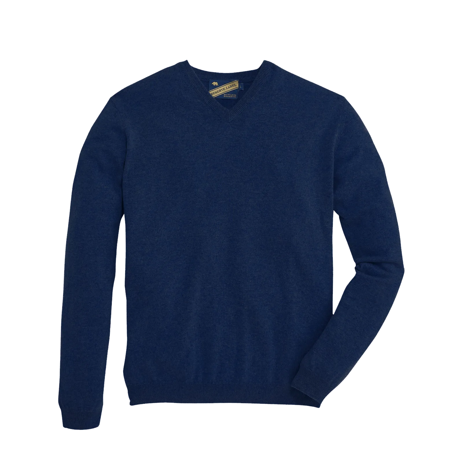 James V-Neck Cashmere Sweater - Collegiate Blue