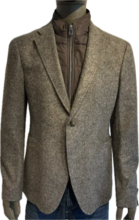 JOOP Slim Fit Hybrid Blazer | BROWN