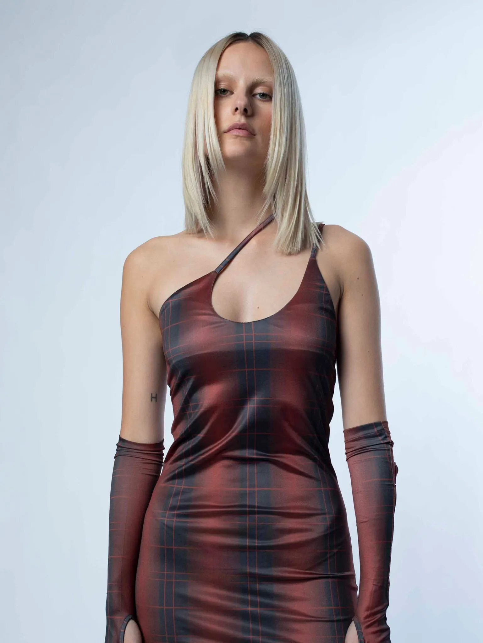 Juna Asta Grid Dress