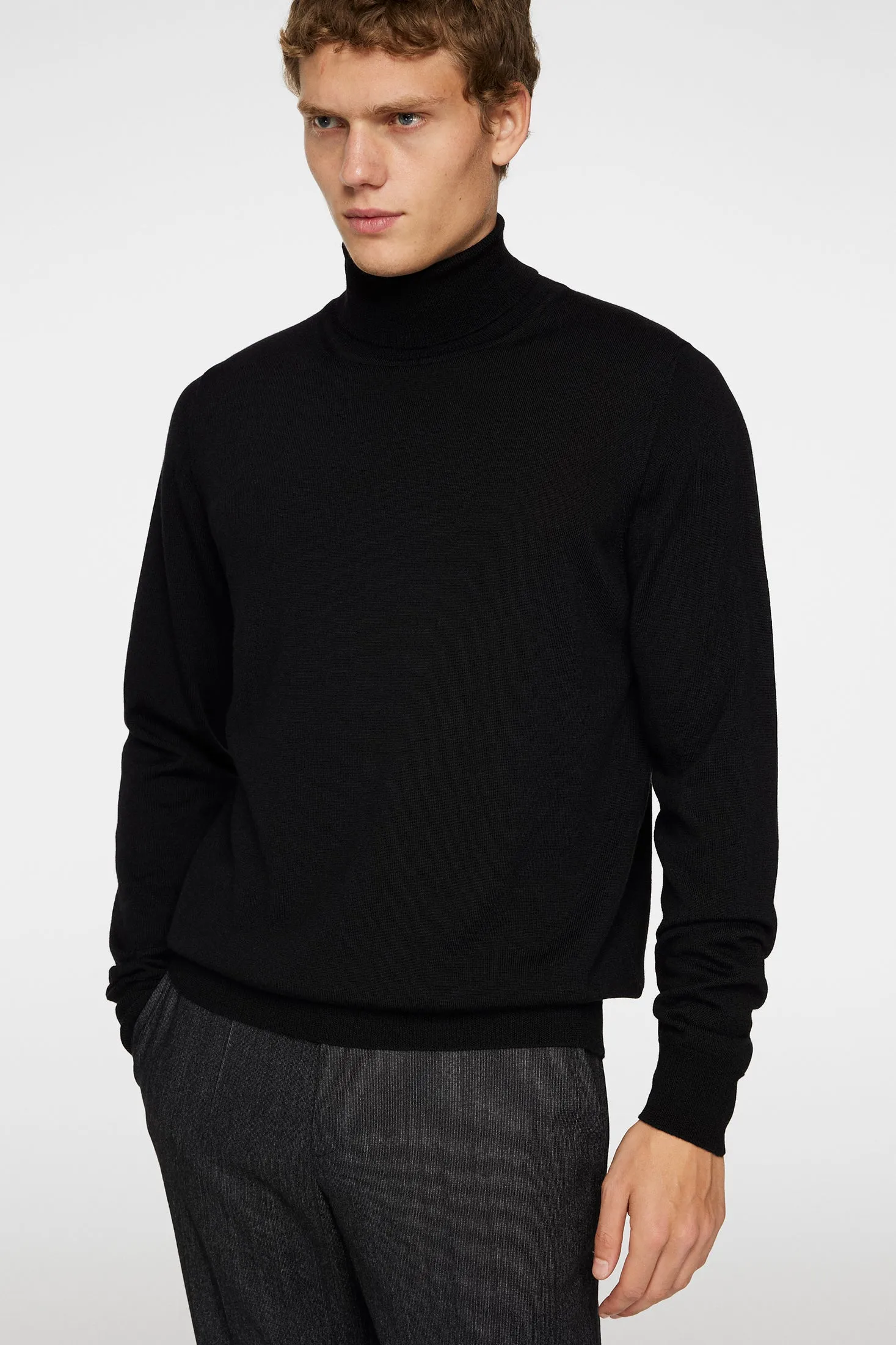 Kaden Merino Turtleneck Black