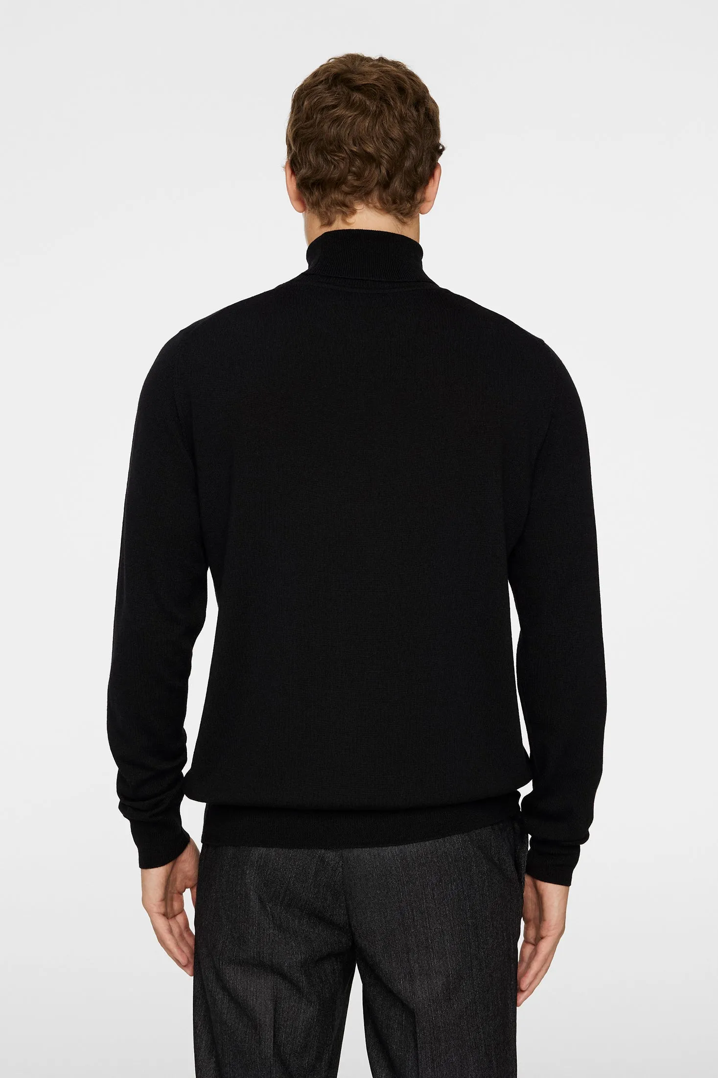 Kaden Merino Turtleneck Black