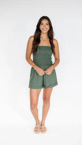 Kamea Romper / Seaweed