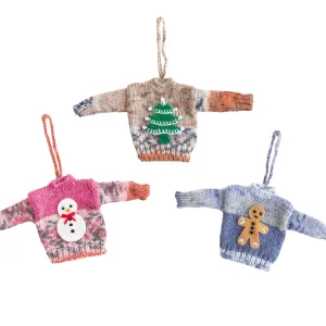 Knit Sweater Ornaments