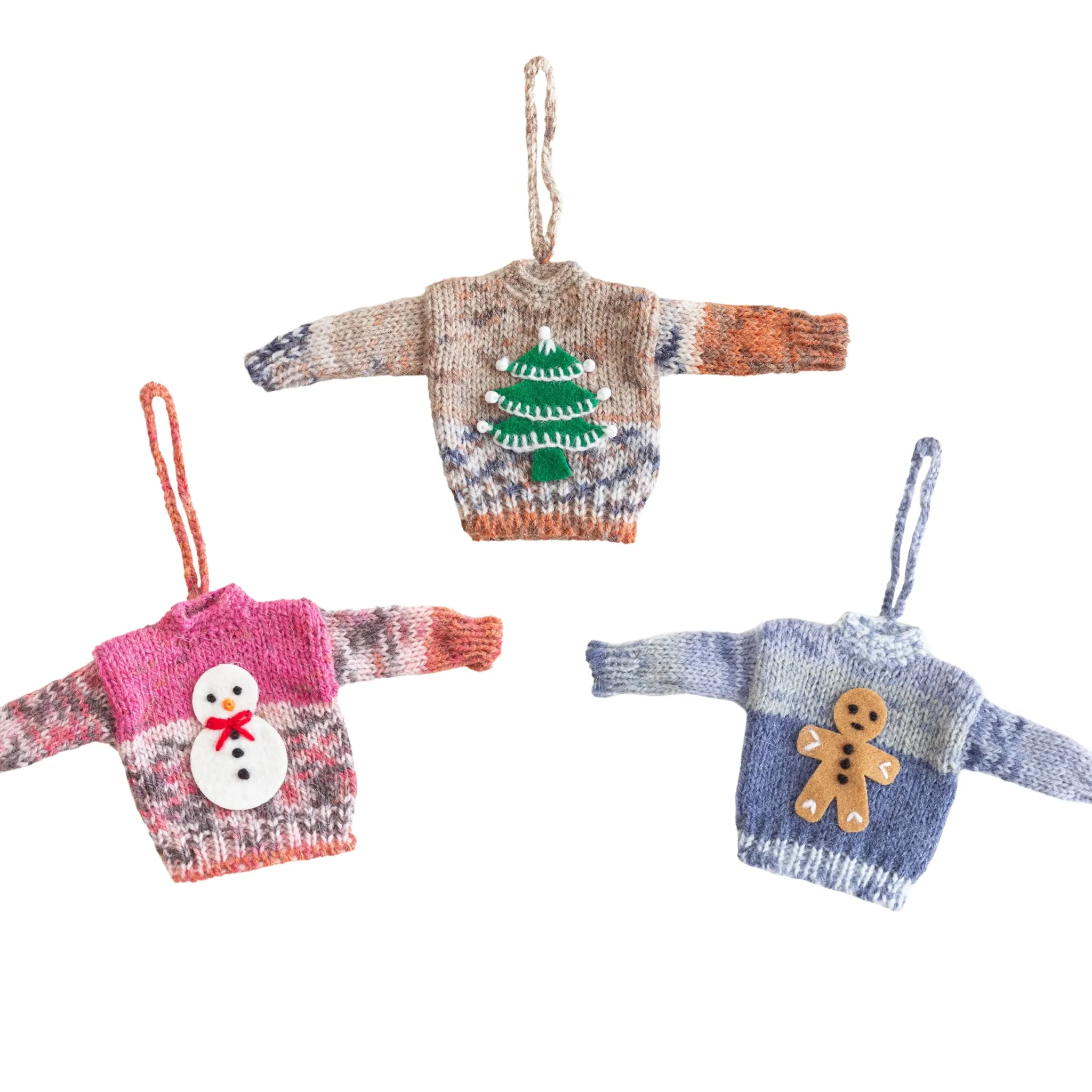 Knit Sweater Ornaments