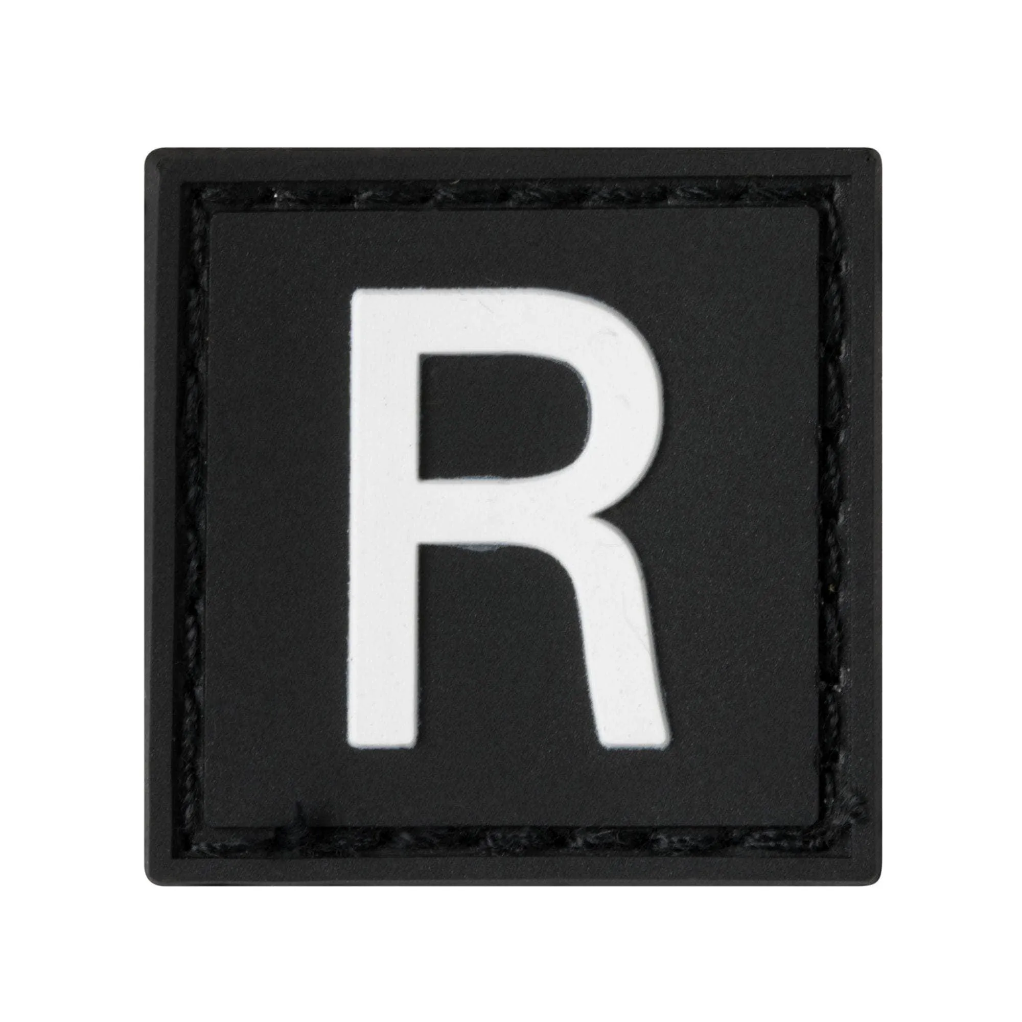 Letter Rubber Patches