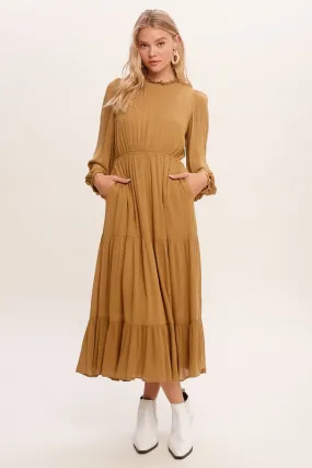 LILIANA Maxi Woven Dress