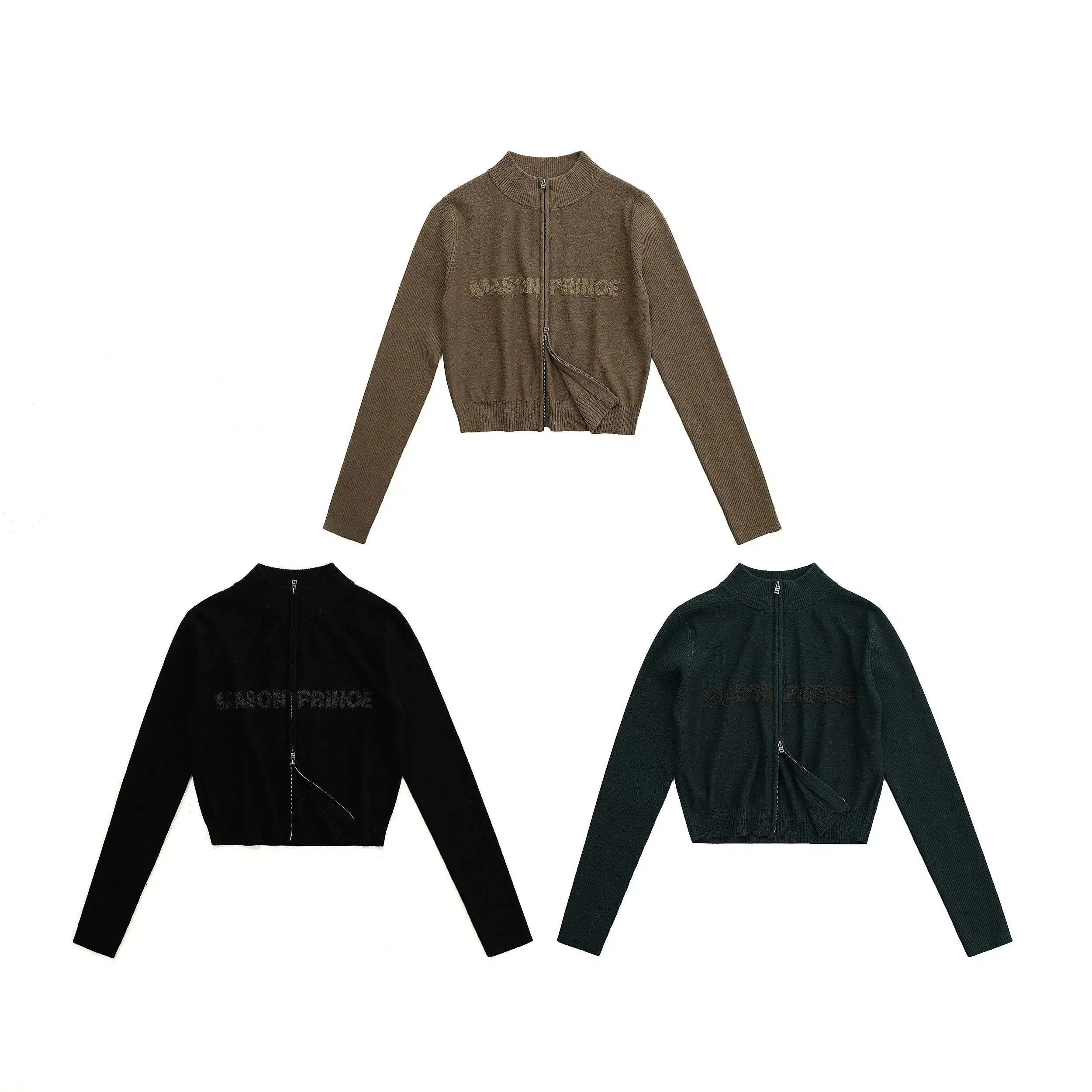 Logo Slim Fit Cropped Jacket