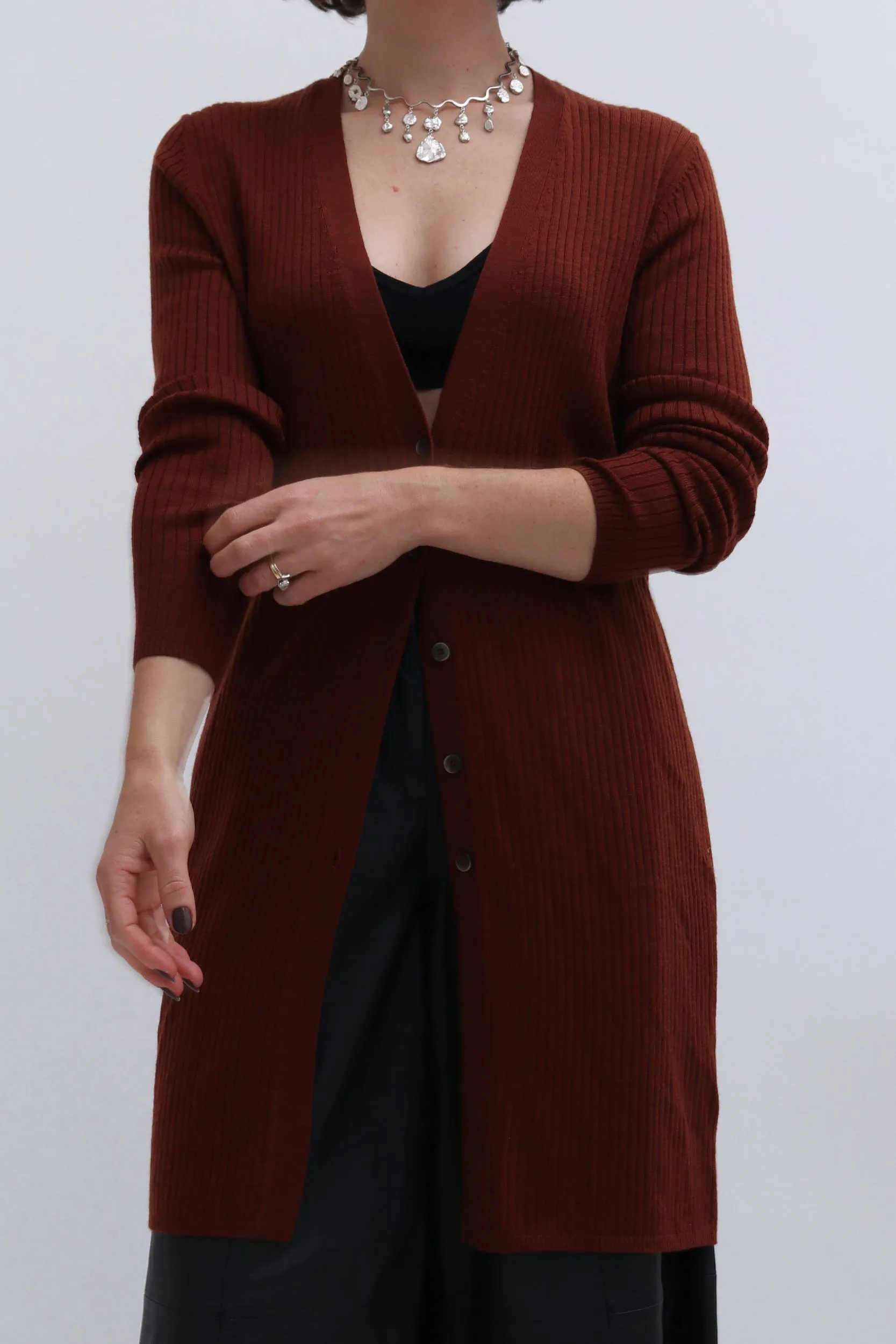 LONGLINE CARDIGAN