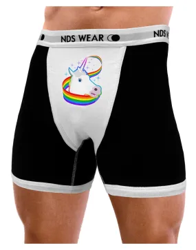 Magical Horn Rainbow Unicorn Mens Boxer Brief Underwear