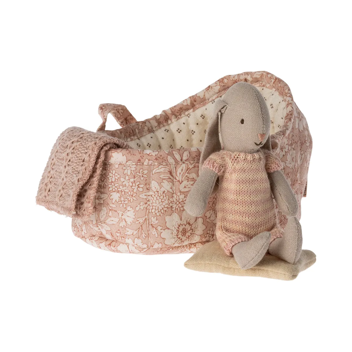 Maileg Bunny in Carry Cot, Micro