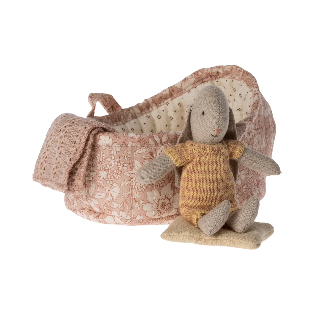 Maileg Bunny in Carry Cot, Micro