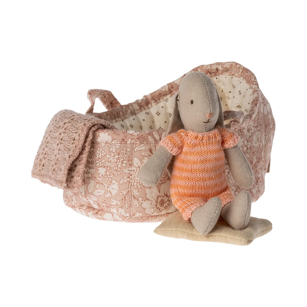 Maileg Bunny in Carry Cot, Micro