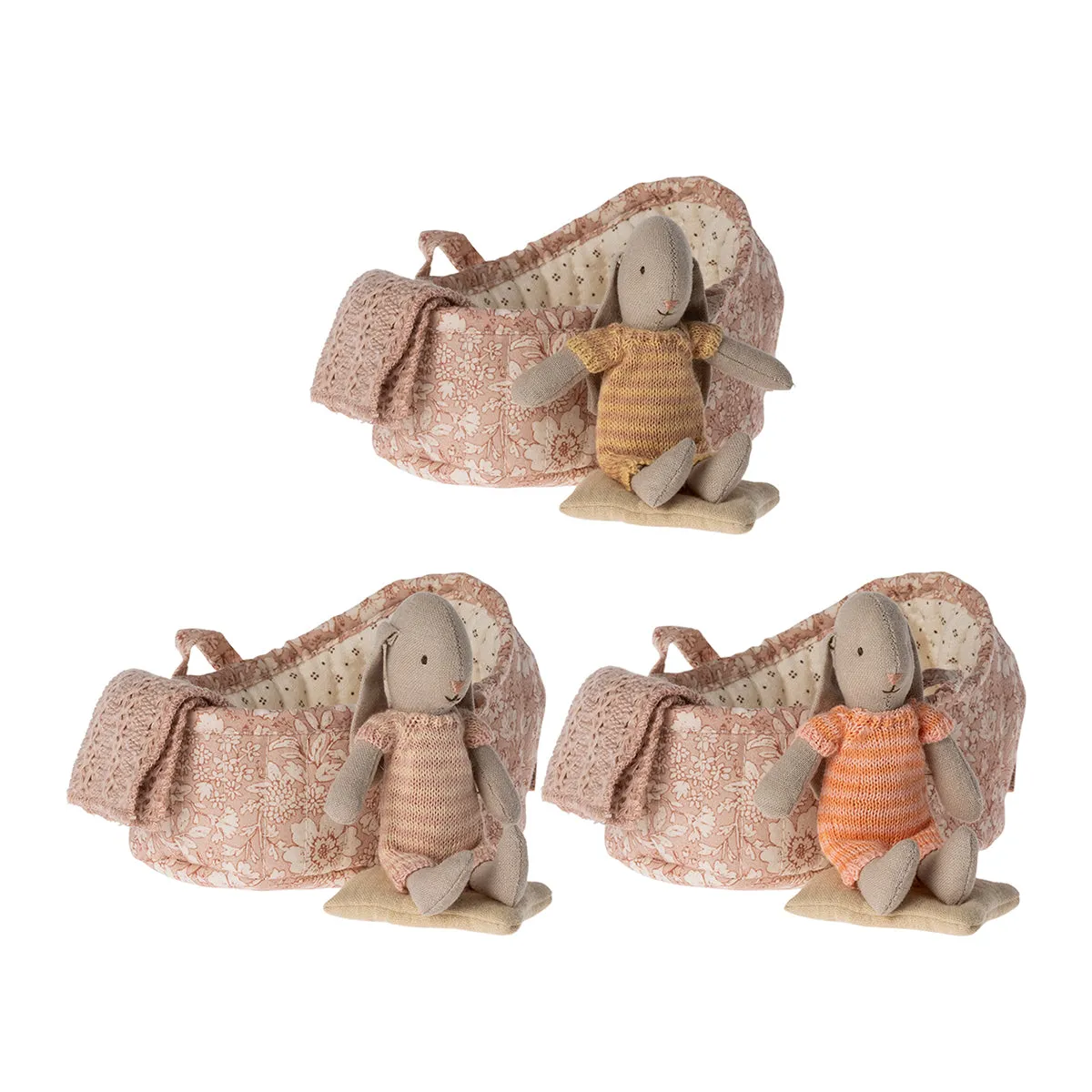 Maileg Bunny in Carry Cot, Micro