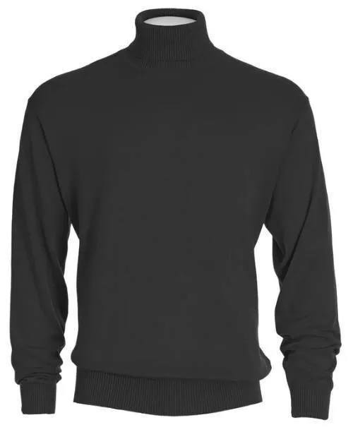 Men's Turtleneck Sweater color Charcoal