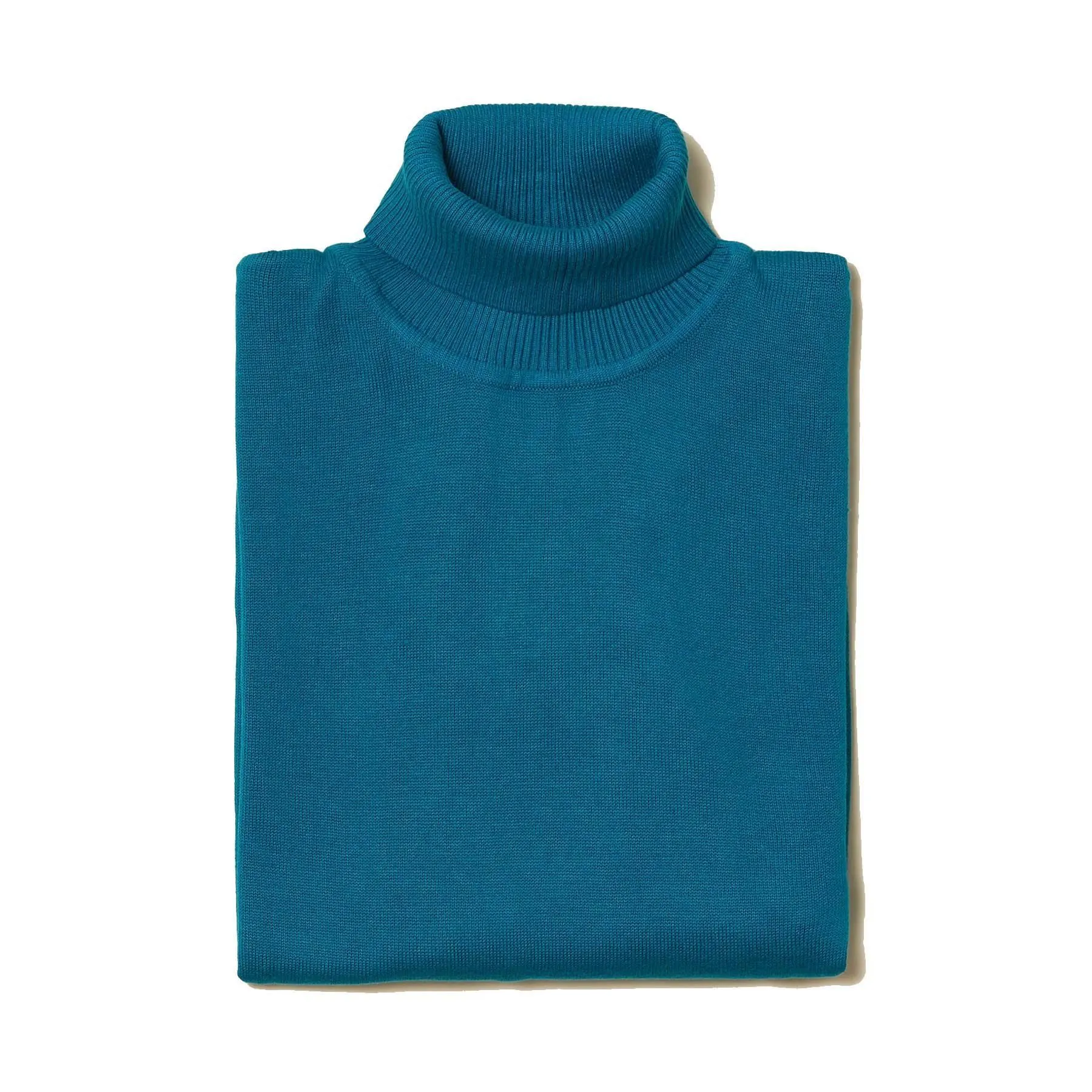 Men's Turtleneck Sweater color Ocean Blue