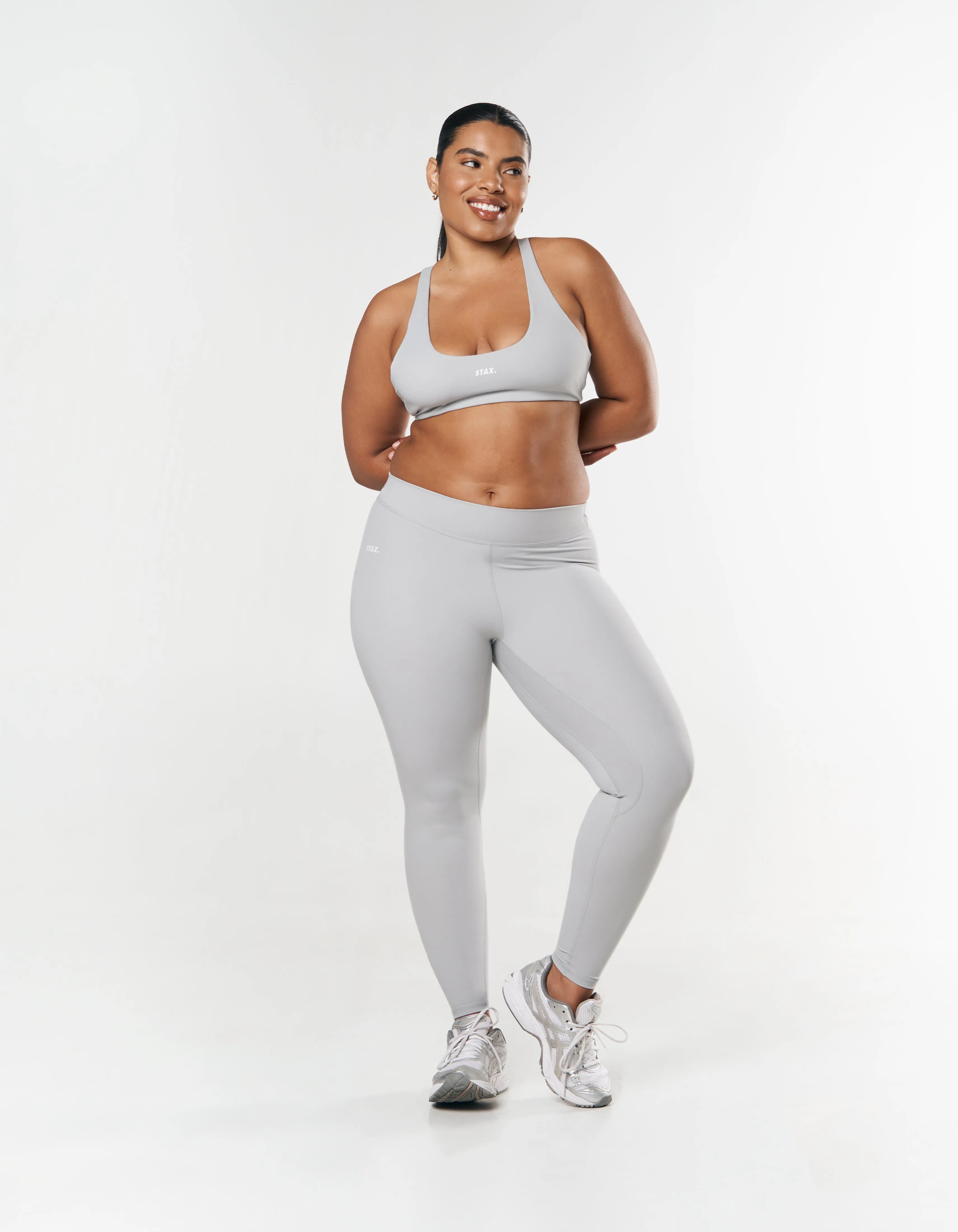 Mid Waist Tights NANDEX ™ - Light Grey