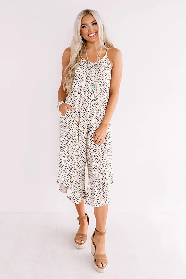 Model Off Duty Leopard Jumpsuit