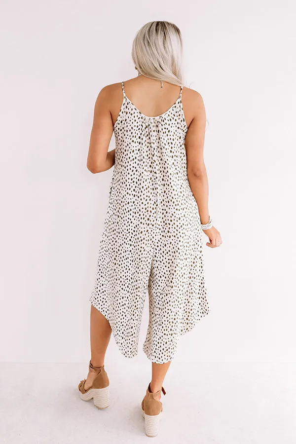 Model Off Duty Leopard Jumpsuit