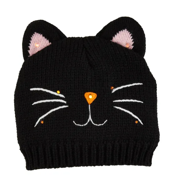 Mudpie Halloween Black Cat Light-Up Hat