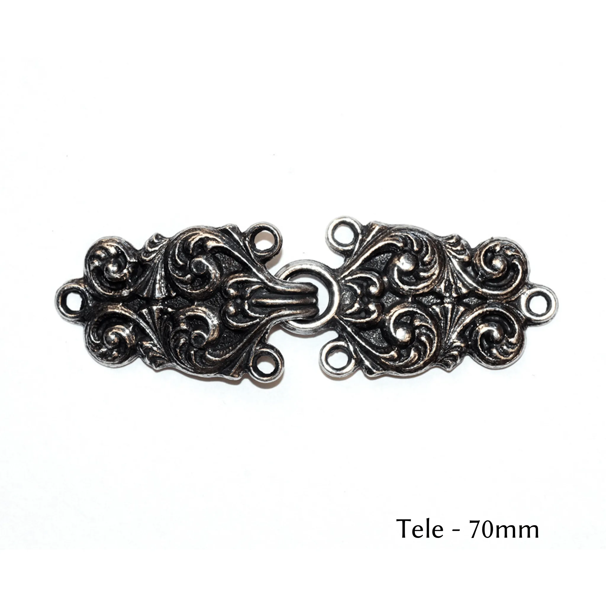 Norwegian Pewter Sweater Clasps