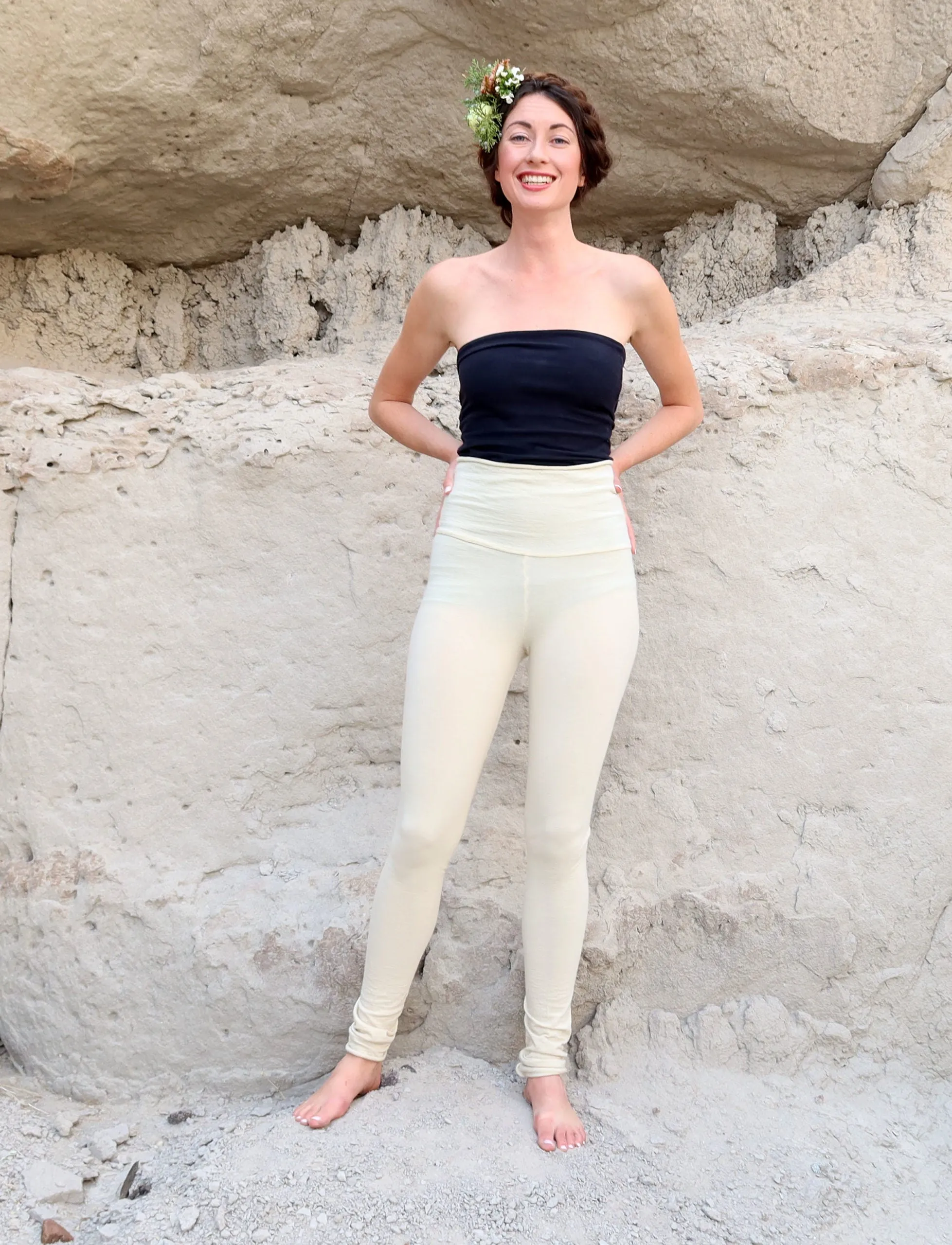 ORGANIC WOOL Long Leggings