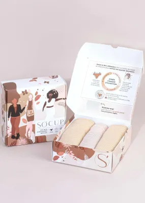 Pack 3 Culottes Menstruelles Ado Flux - Léger et Moyen (Jour)