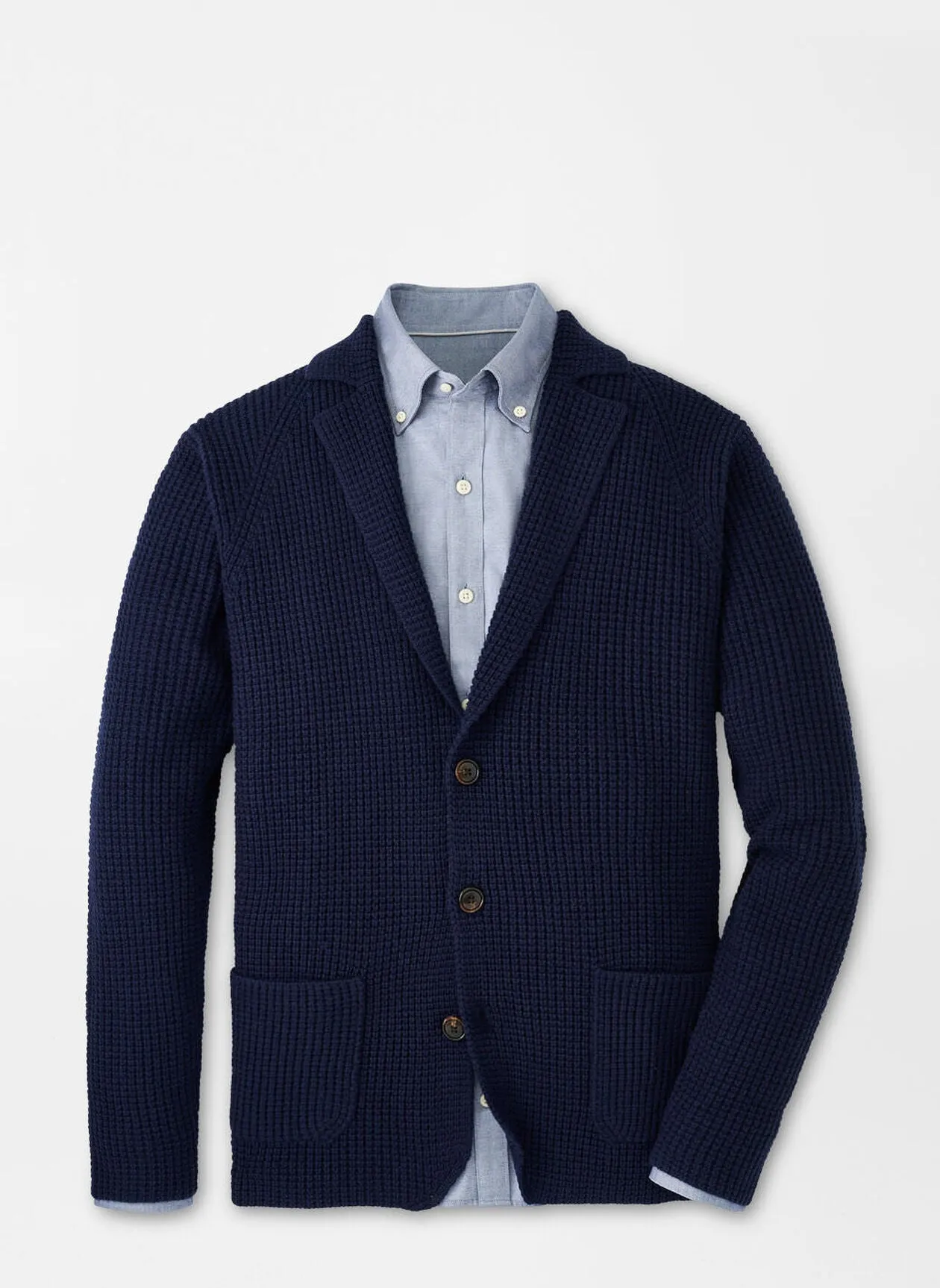 Peter Millar Birch Sweater Blazer-Navy