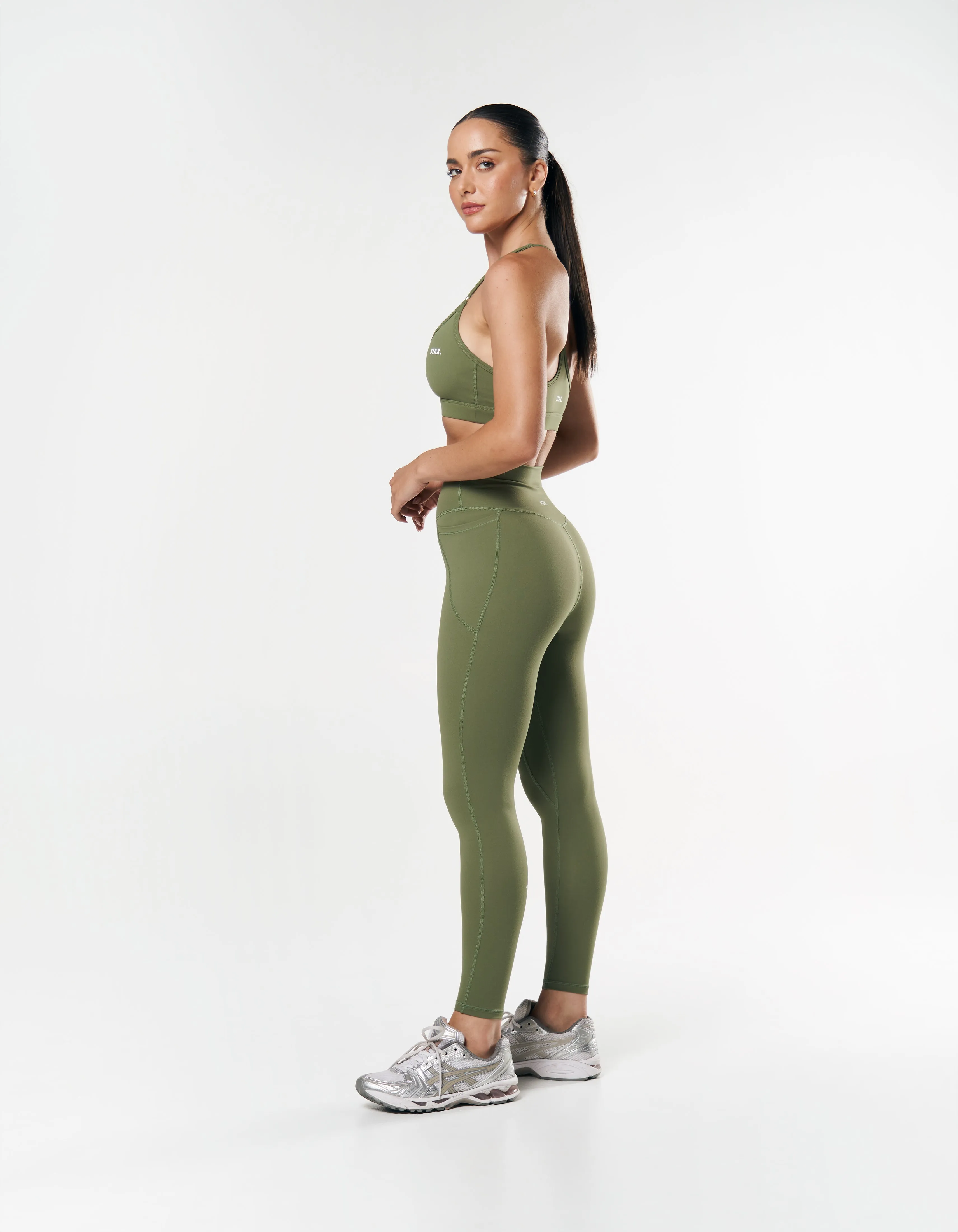 Phone Pocket Tights NANDEX ™ - Khaki