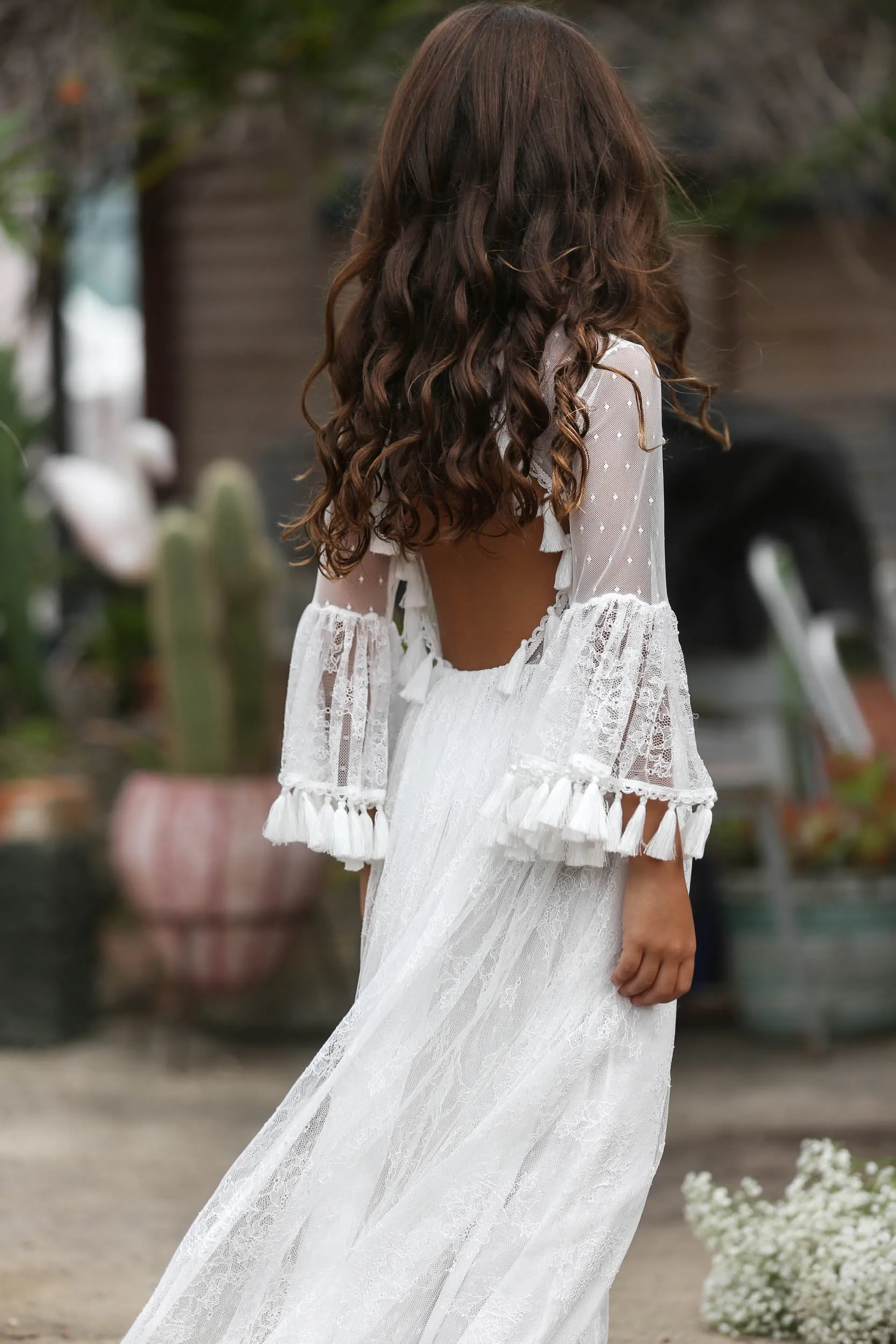 PREORDER Eadie Tassel Lace Maxi