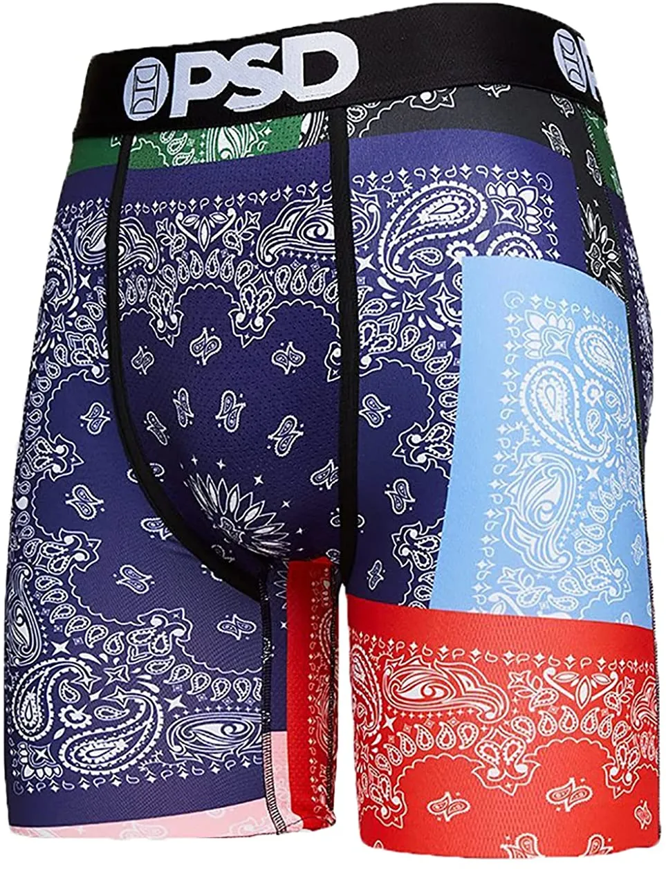 PSD Men's 3-Pack Patch Bandana Boxer Brief