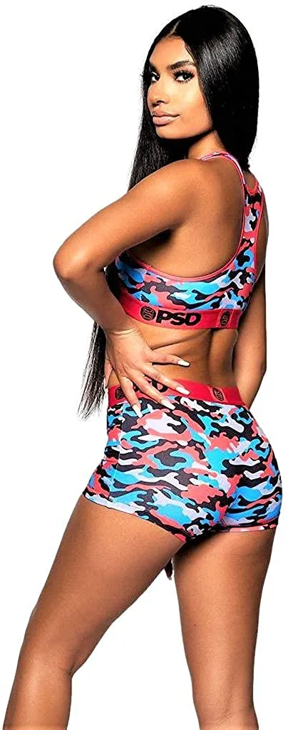 PSD Underwear Women's Warface Athletic Fit Sports Bra with Wide elastic band