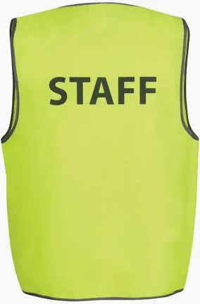 "VISITOR" or custom Hi-Viz Vest