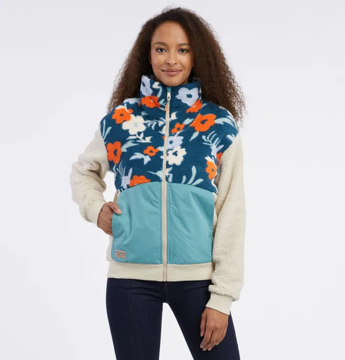 Ragwear madaras flower sweatshirt petrol