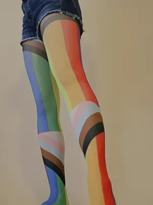 Rainbow Pride printed Tights