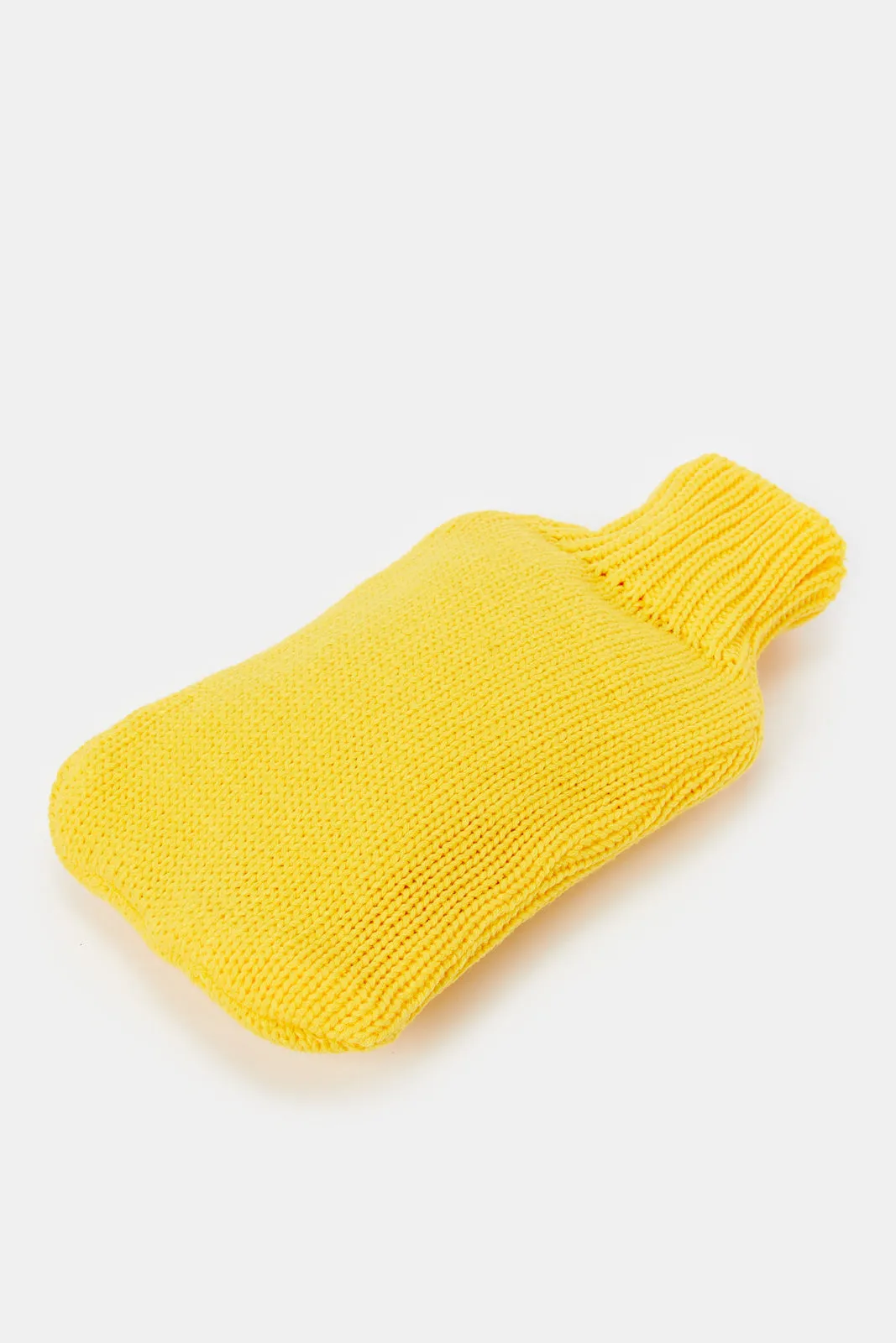 Red And Mustard Hot Water Bag 2 Liter With Knitted Cover (2 Piece)