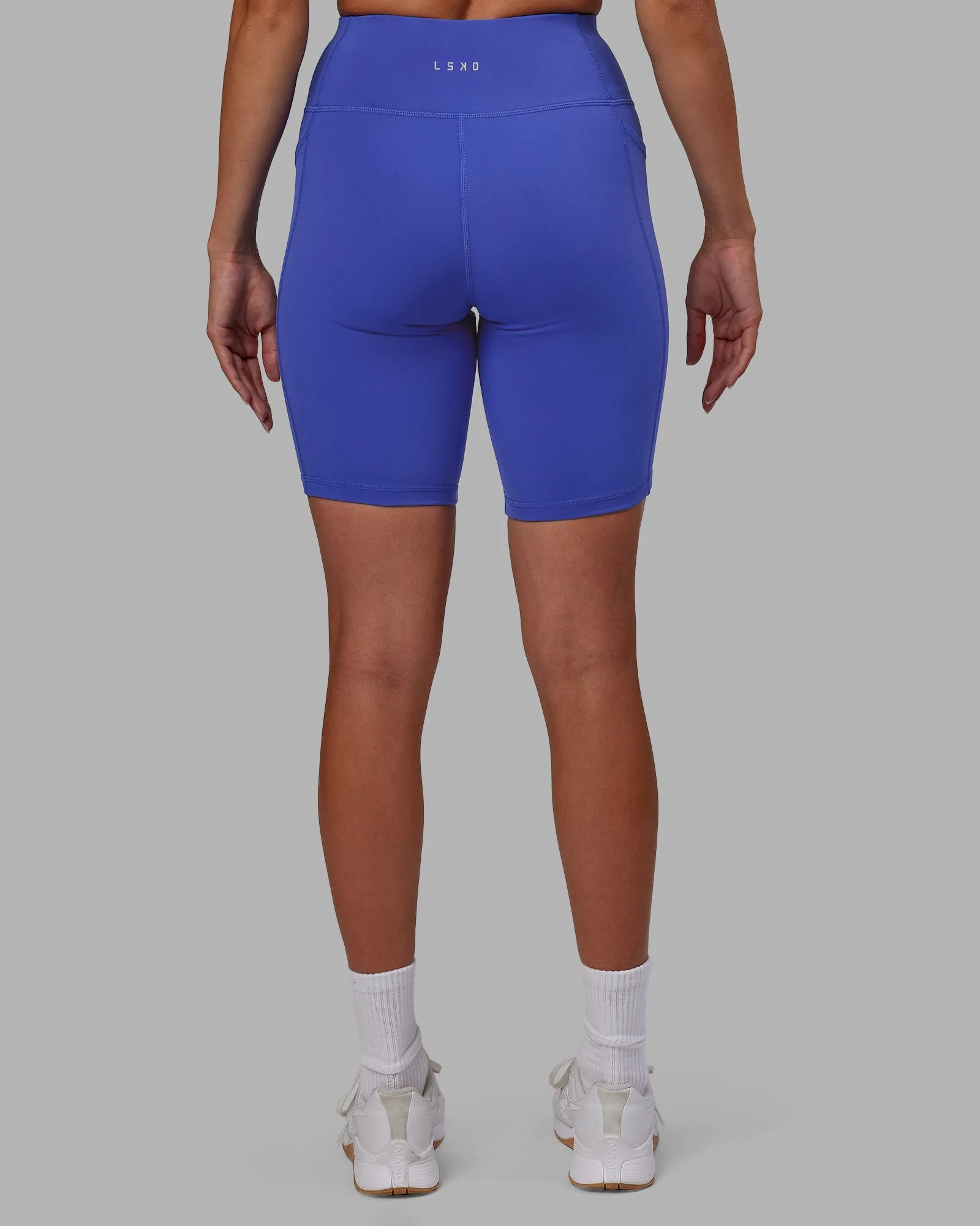 Rep Bike Shorts - Power Cobalt-White