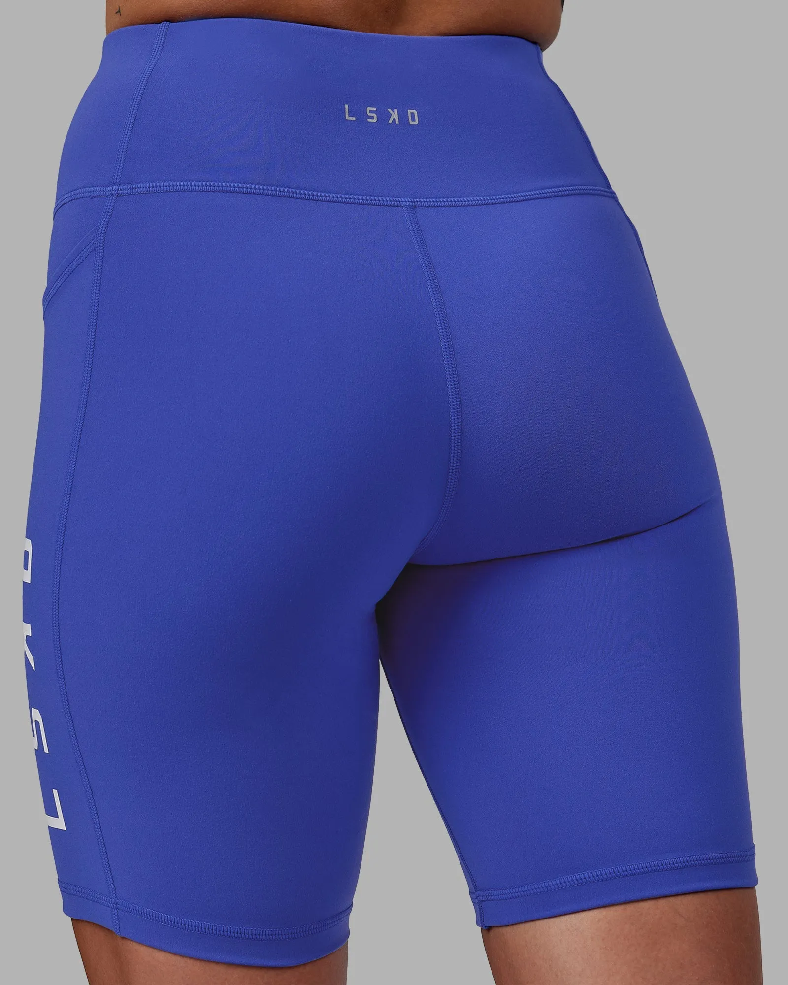 Rep Bike Shorts - Power Cobalt-White