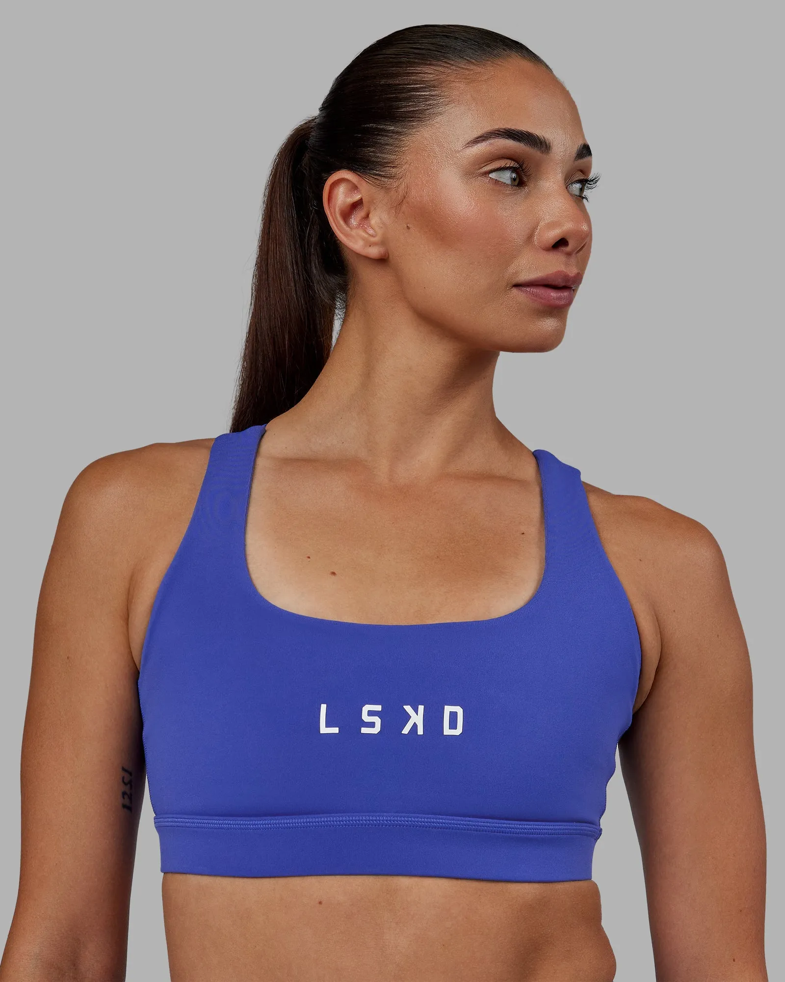 Rep Sports Bra - Power Cobalt-White