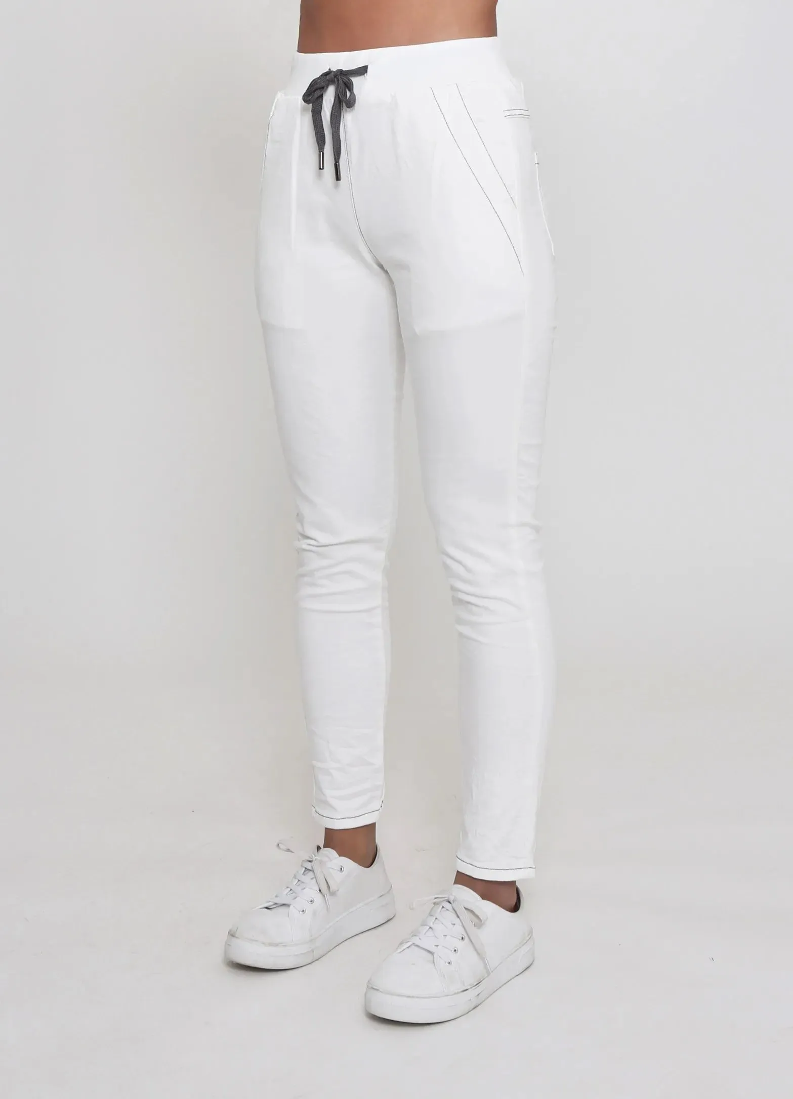 Riley Jogger - White